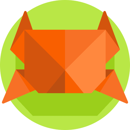Crab fold art and design art icon Crab fold art and design art icon