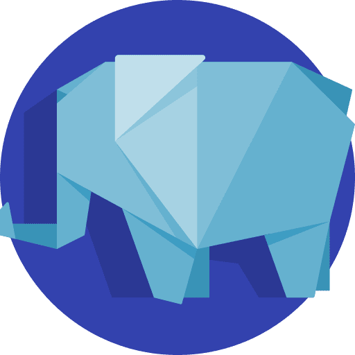 Elephant origami elephant fold icon Elephant origami elephant fold icon