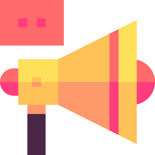 Megaphone online shopping advertising store icon Megaphone online shopping advertising store icon
