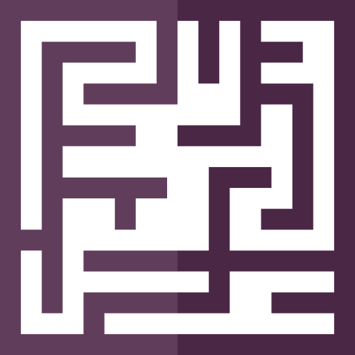 Maze solution hobbies and free time education icon Maze solution hobbies and free time education icon