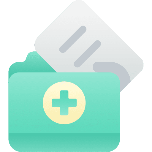 Medical history hospital paper medical history icon