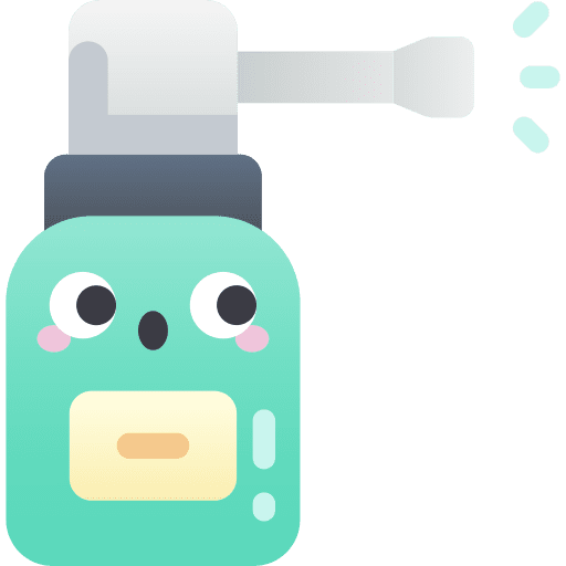 Nasal spray medicine medicament drugs icon