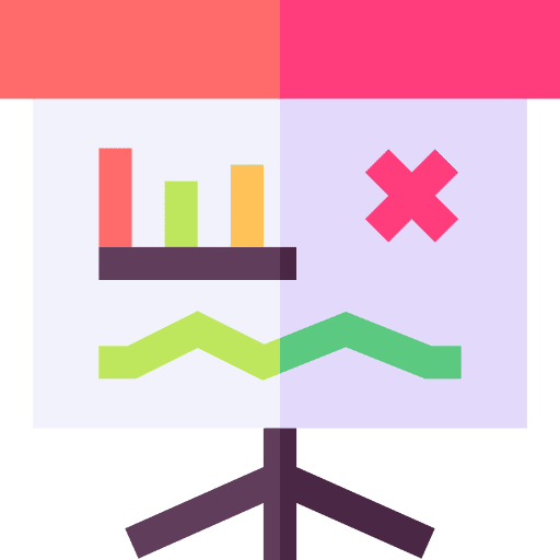 Presentation graphic business marketing icon Presentation graphic business marketing icon