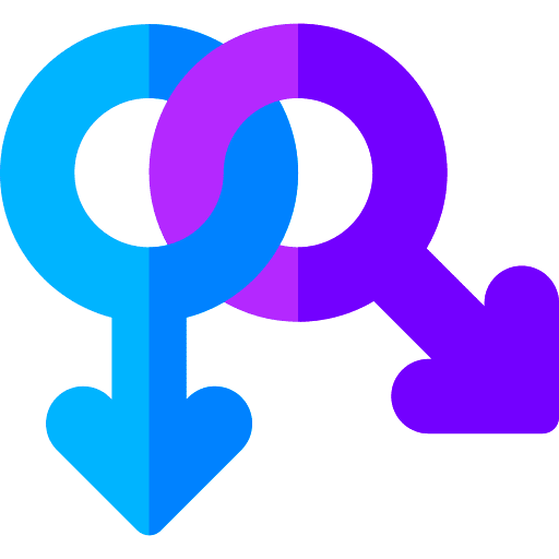 Gay queer sexual symbols icon
