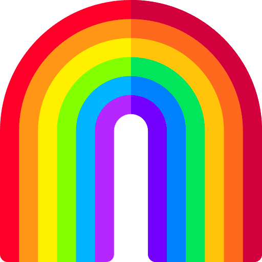 Rainbow meteorology miscellaneous love icon
