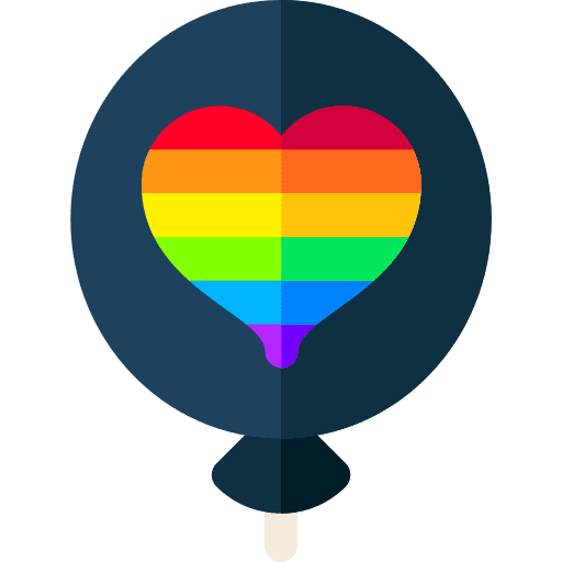 Balloon celebration balloon gay icon Balloon celebration balloon gay icon