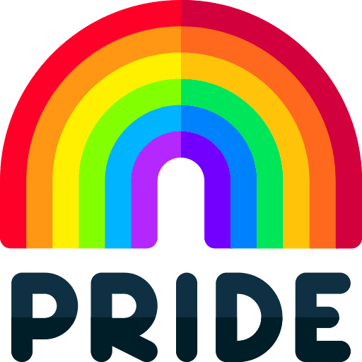 Pride pride arc shapes and symbols icon Pride pride arc shapes and symbols icon