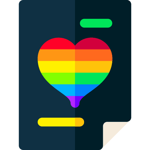 Poster poster marketing heart icon Poster poster marketing heart icon