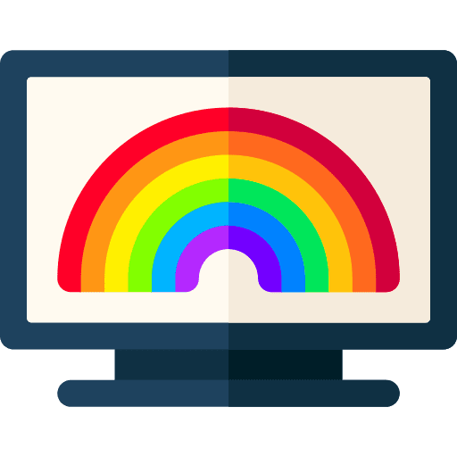 Tv screen pride electronics icon Tv screen pride electronics icon