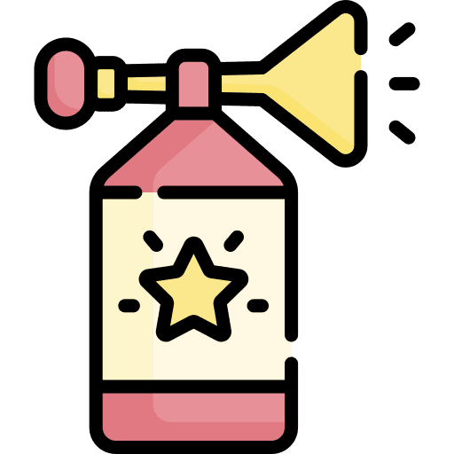 Air horn trumpet support air horn icon