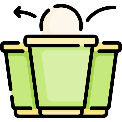 Beer pong beverage ball party icon