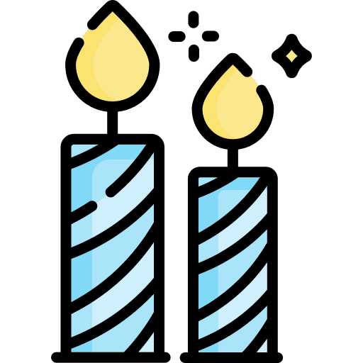 Birthday candle birthday and party candles birthday candle icon