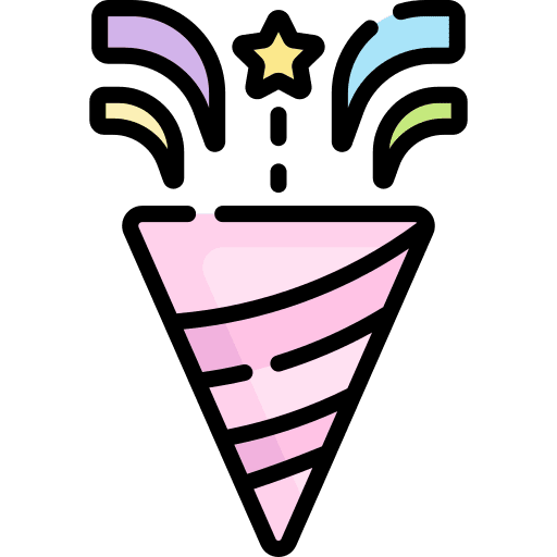 Confetti celebration party confetti icon