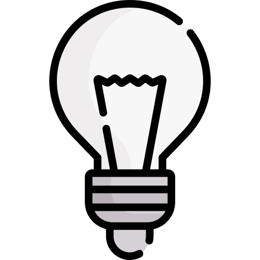 Light bulb light bulb electronics idea icon