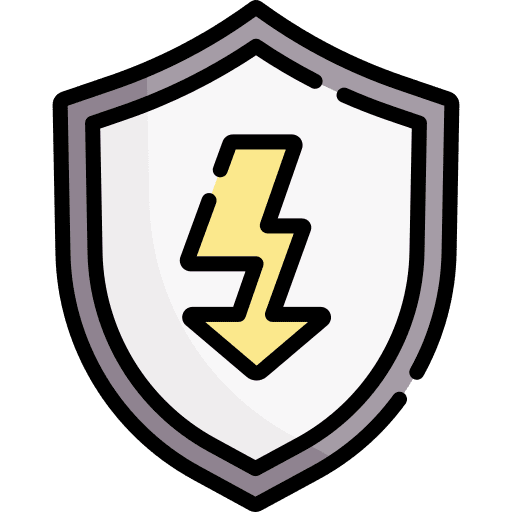 Protect protection security electric icon