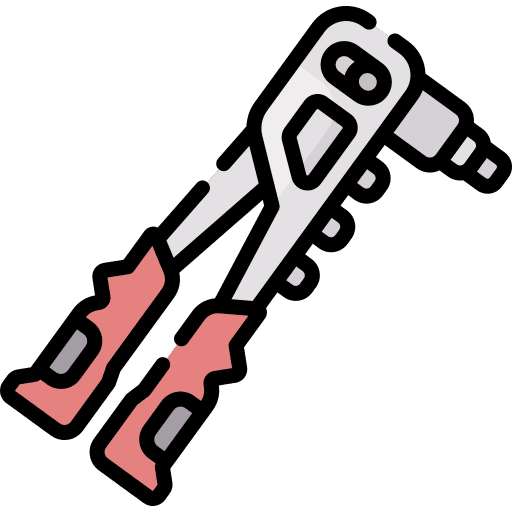Riveter equipment mechanic construction and tools icon Riveter equipment mechanic construction and tools icon