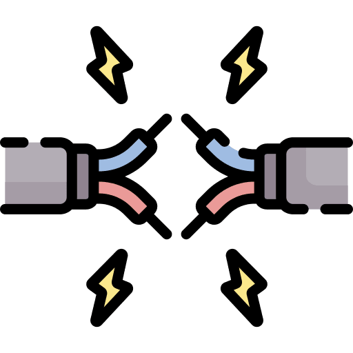 Wires construction and tools electronics electricity icon