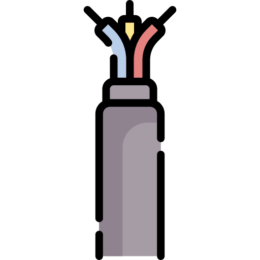 Wires electronics cable construction and tools icon Wires electronics cable construction and tools icon