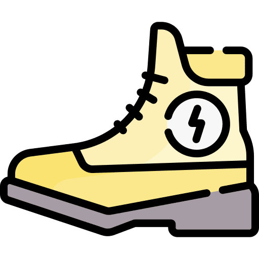 Boot security protective shoes icon Boot security protective shoes icon