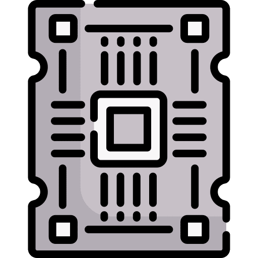 Pcb board robotics technology electronics icon Pcb board robotics technology electronics icon