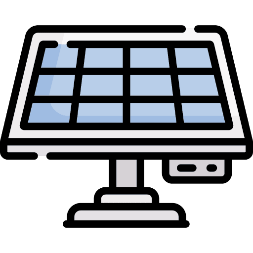Solar panel eco ecology and environment solar energy icon Solar panel eco ecology and environment solar energy icon