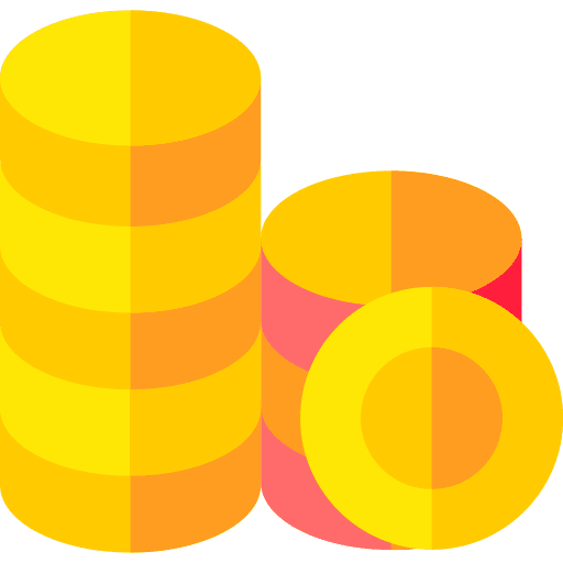 Coins currency coins business and finance icon