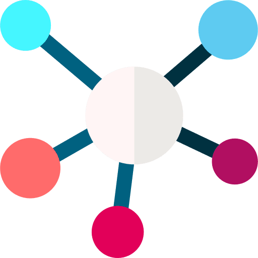 Connections computer neural connectivity icon