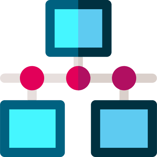 Network slot machine machine learning interoperability icon