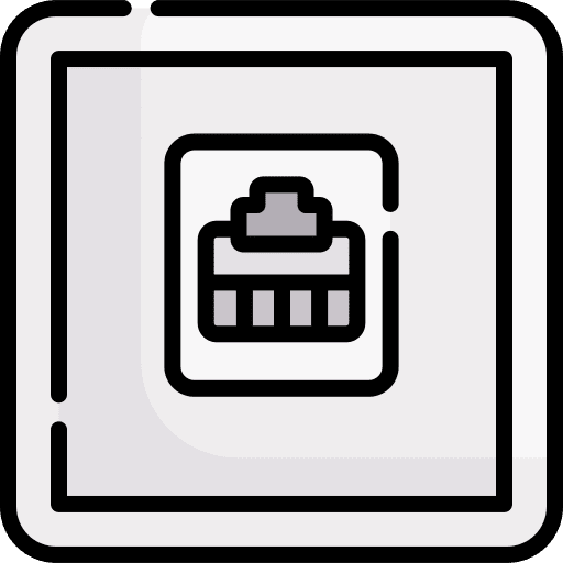 Telephone socket electric electronics telephone socket icon Telephone socket electric electronics telephone socket icon