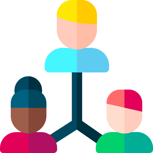 Boss boss hierarchical structure team icon Boss boss hierarchical structure team icon