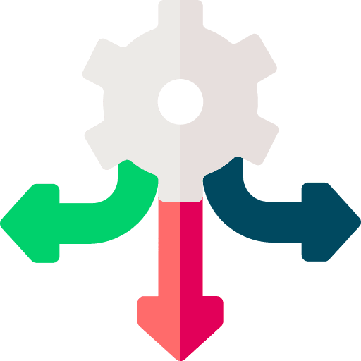 Directions produce directions business and finance icon Directions produce directions business and finance icon