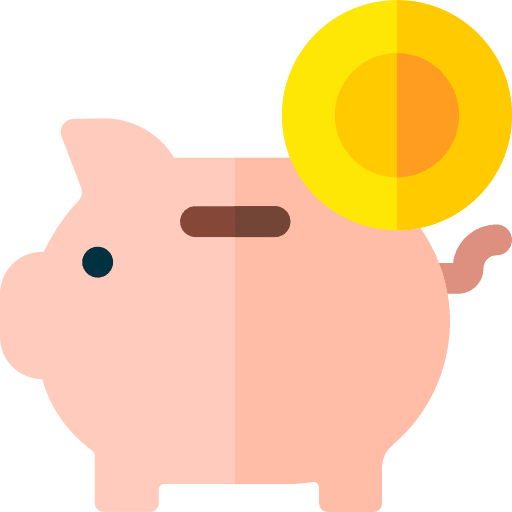 Piggy bank weapons aim business and finance icon Piggy bank weapons aim business and finance icon