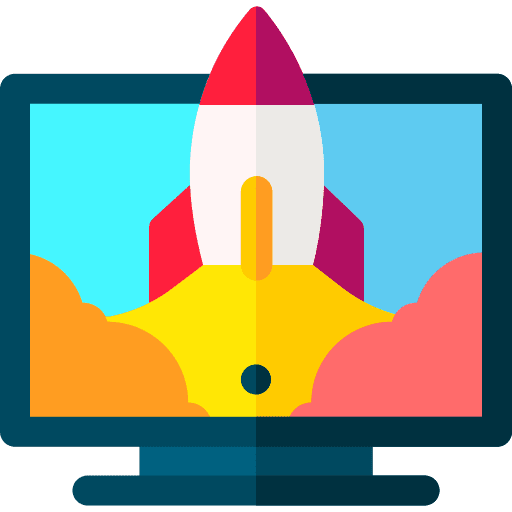 Rocket idea thinking transport icon Rocket idea thinking transport icon