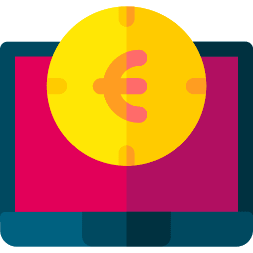 Startup dollar business and finance gold icon Startup dollar business and finance gold icon