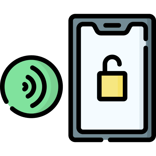 Voice lock voice lock electronics mobile phone icon