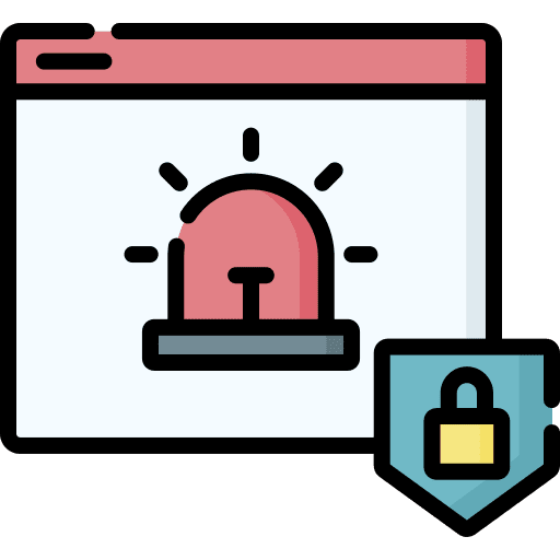 Alert websites warning lock icon Alert websites warning lock icon