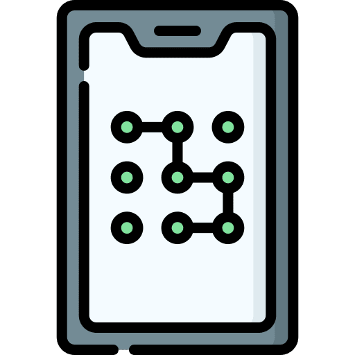 Pattern lock pattern lock application mobile phone icon Pattern lock pattern lock application mobile phone icon