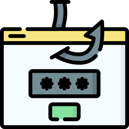 Phishing scamming internet security personal information icon Phishing scamming internet security personal information icon