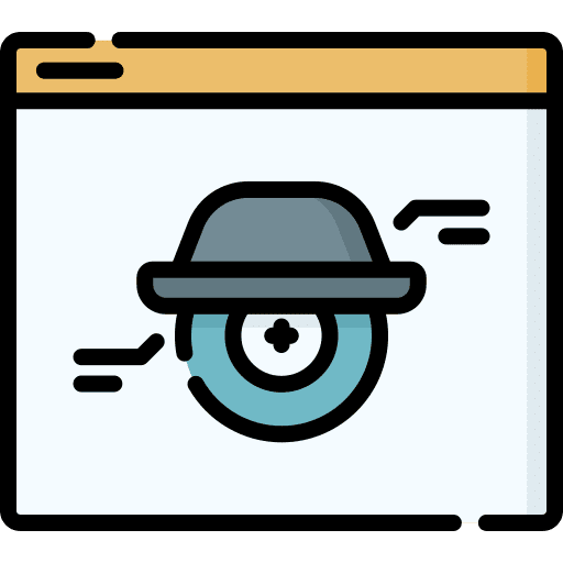 Spyware internet security security browser icon Spyware internet security security browser icon