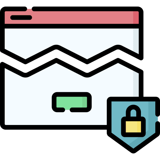 Corrupt web protection corrupt lock icon Corrupt web protection corrupt lock icon