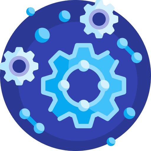 Nanoparticle molecular nanotech nanoparticle icon