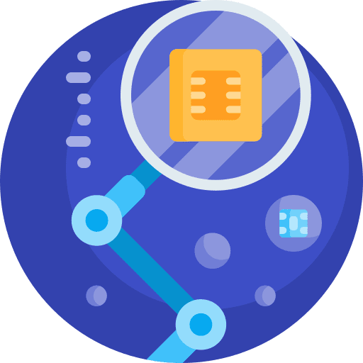 Nanotechnology processor nanotechnology nanotech icon Nanotechnology processor nanotechnology nanotech icon