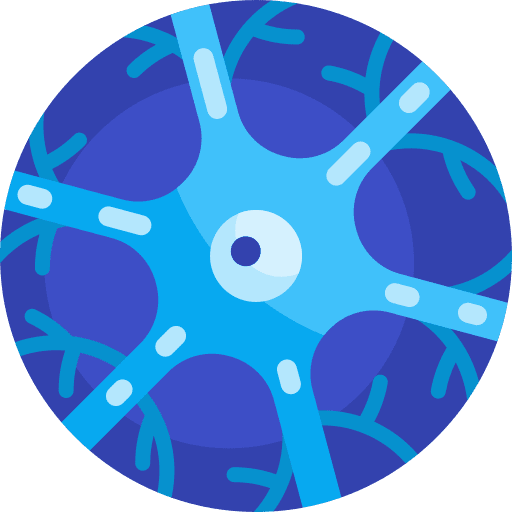 Neuron parts anatomy neuron icon