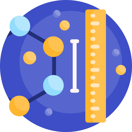 Nanometer cells measurement nanometer icon Nanometer cells measurement nanometer icon