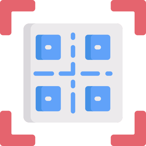 Qr code smartphone barcode technological icon Qr code smartphone barcode technological icon