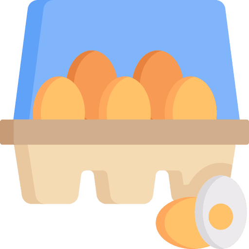 Egg carton organic food farming food icon Egg carton organic food farming food icon