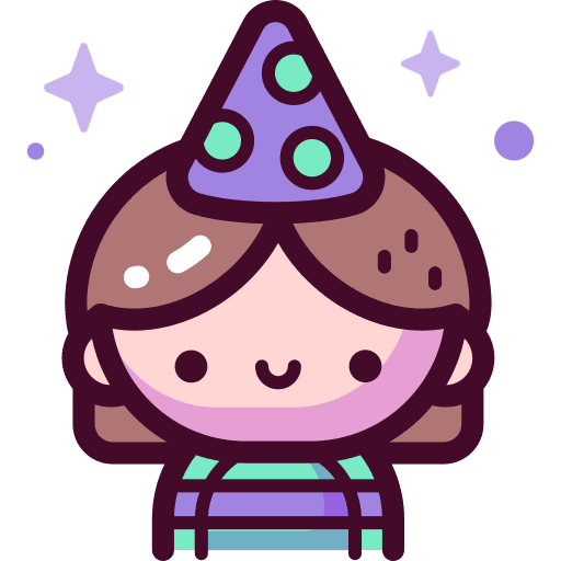 Birthday girl celebrate user avatar icon Birthday girl celebrate user avatar icon