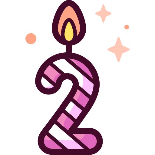 Candle celebration number fire icon Candle celebration number fire icon