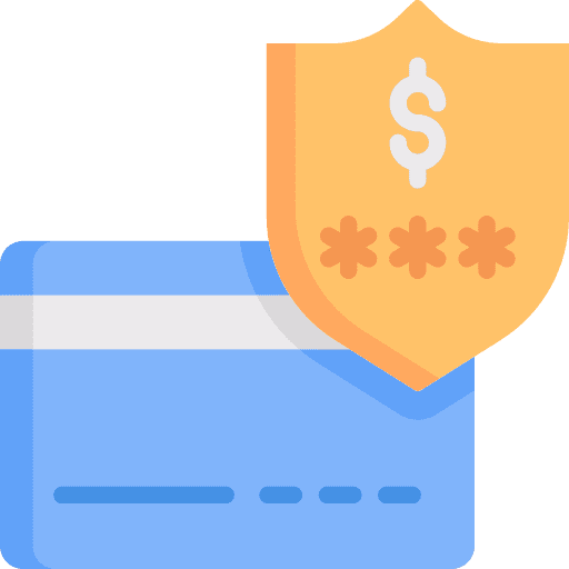 Payment security business and finance shield security icon Payment security business and finance shield security icon