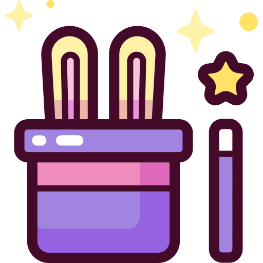 Magic trick magician hat magic show magic trick icon Magic trick magician hat magic show magic trick icon